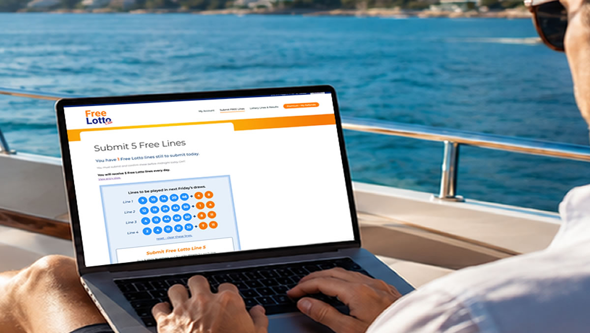 Free Lotto Club website project screenshot